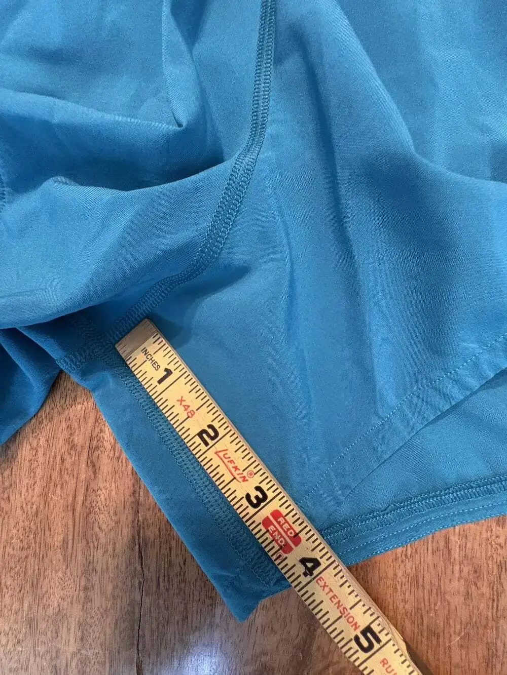 Lululemon Shorts Womens 10 Blue Lined Running 3 Inseam Elastic Waist Athletic